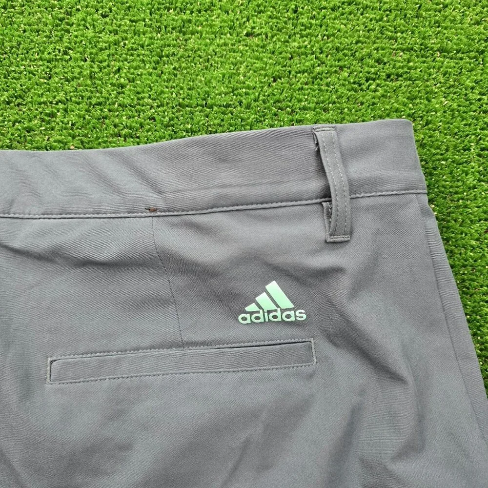 Adidas Shorts Mens 40 Green Teal Ultimate 366 Core Chino Lightweight Golf Preppy